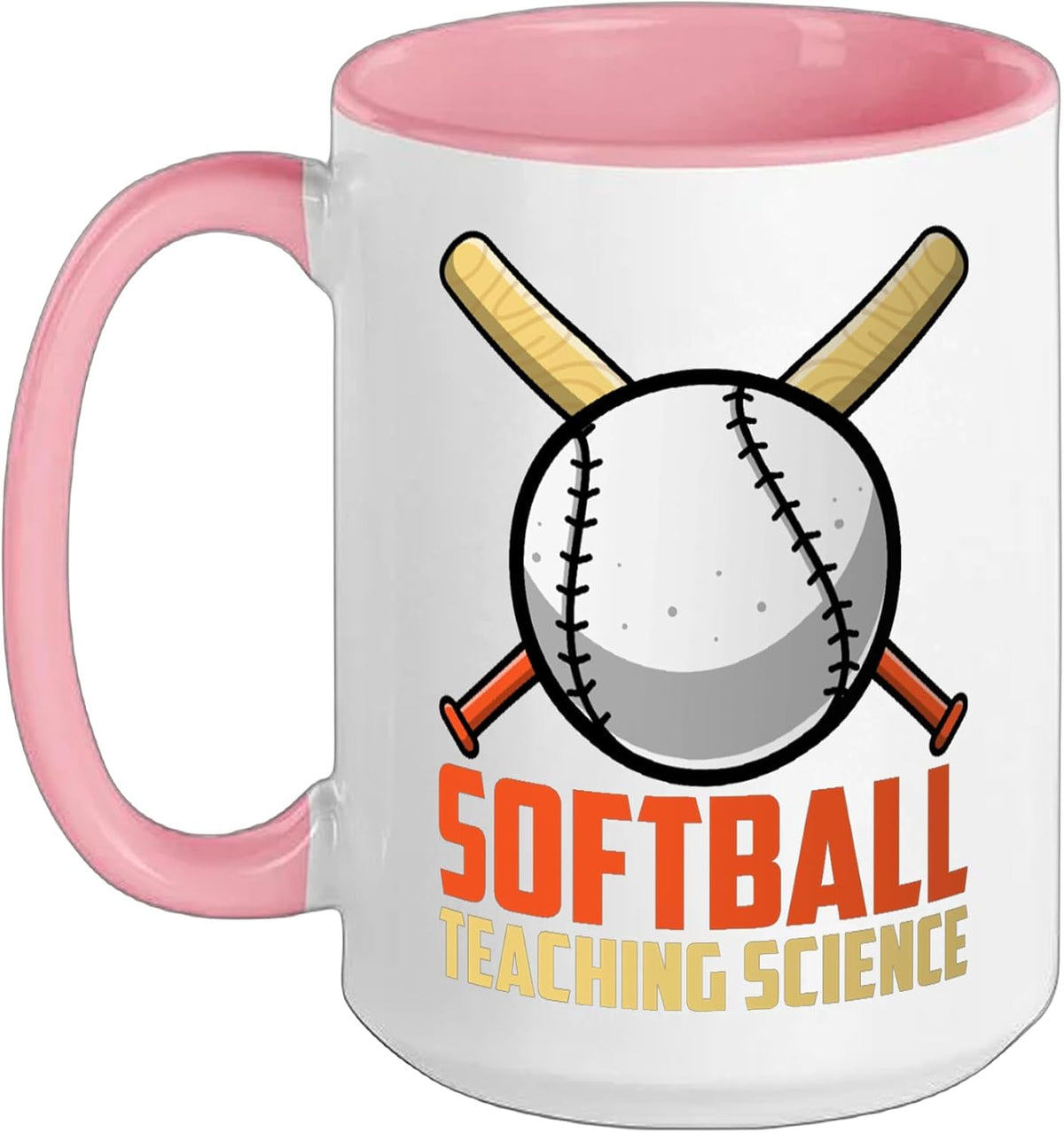 Softball Teaching Science Sports Softball Ball Sport Ceramic Mug