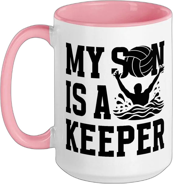 Proud Water Polo Keeper Mom Of A Water Polo Goalie Mother Ceramic Mug