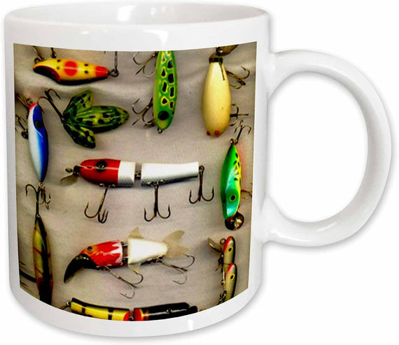 Old Lures Fishing Ceramic Mug