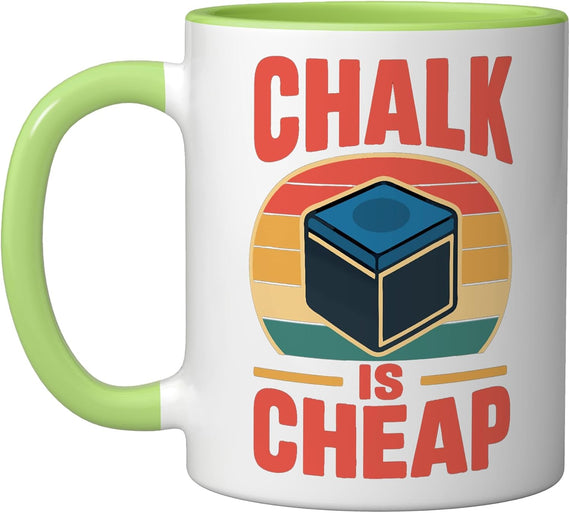 Pool Player Pun Chalk Billiards Ceramic Mug