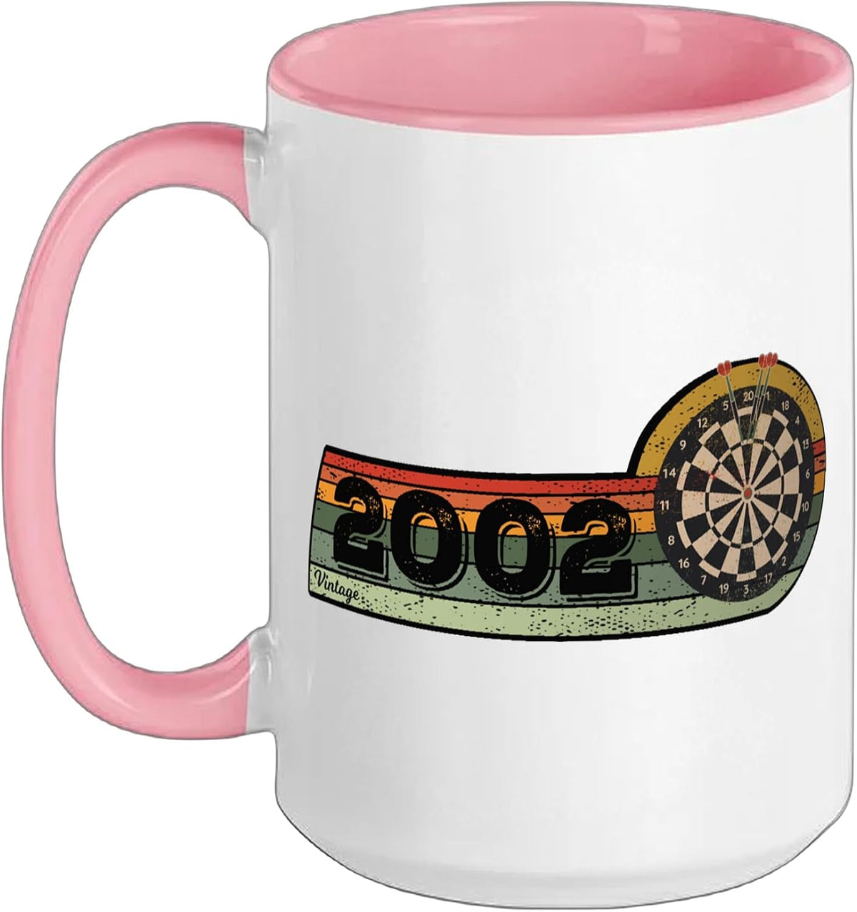 Dart-Gamer Vintage 2002 Birthday Dart-Game Dartboard Darts Ceramic Mug