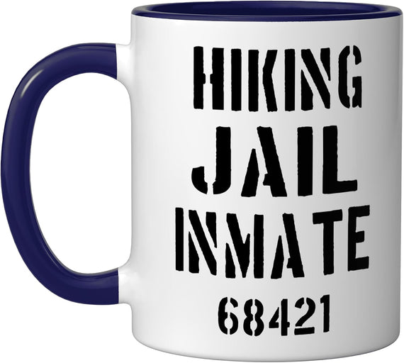 Hiking Jail Inmate 68421 Prisoner Costume Halloween Ceramic Mug