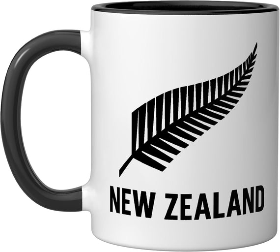 New Zealand Silver Fern Ceramic Mug
