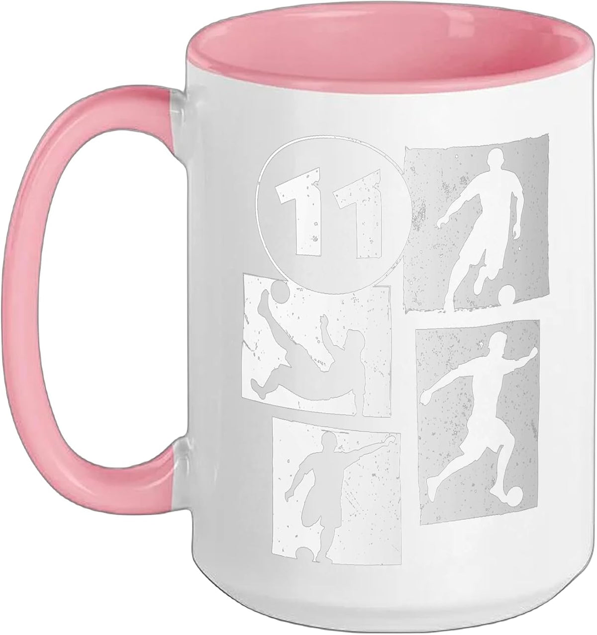 11th Birthday Boy Girl Soccer Player Football 11 Years Old Ceramic Mug