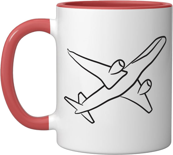 Plane Spotter Aircraft Ceramic Mug