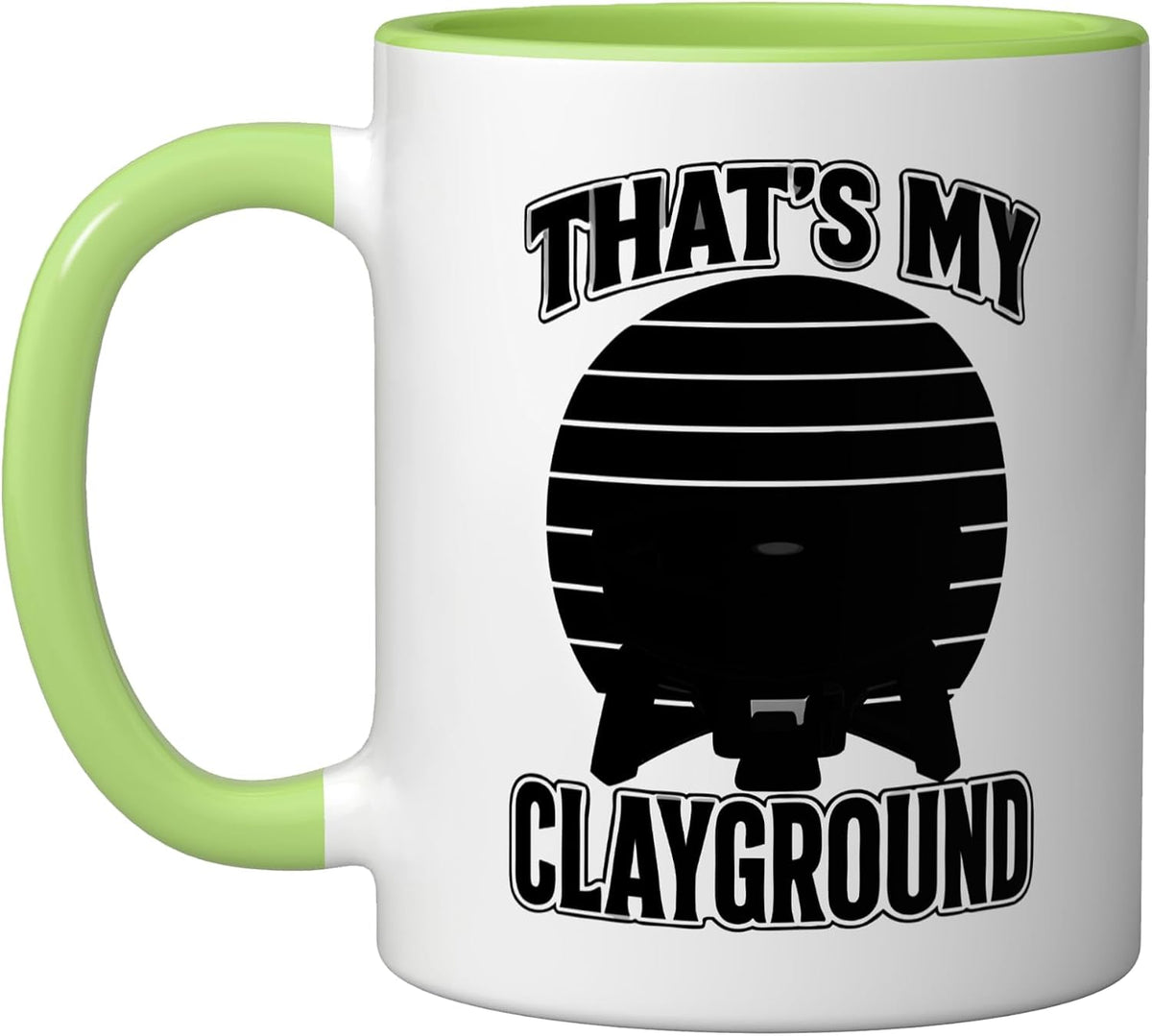 Funny Pottery Wheel Ceramic Mug