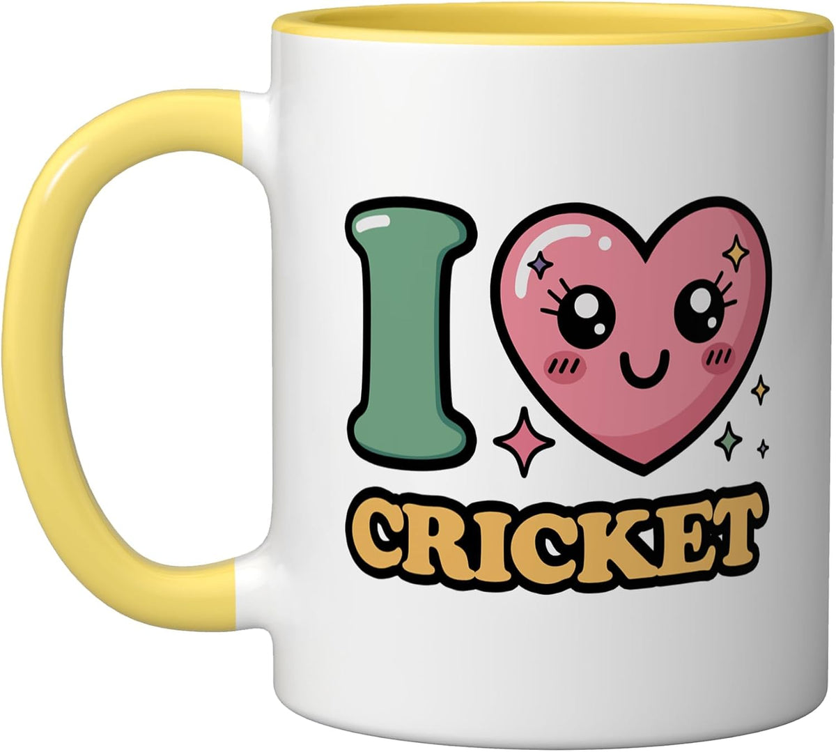 I Love Cricket Ceramic Mug