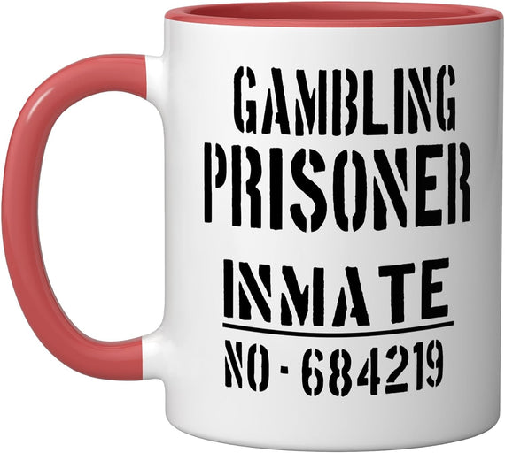Gambler Casino Poker Slots Gambling Lazy Halloween Costume Ceramic Mug