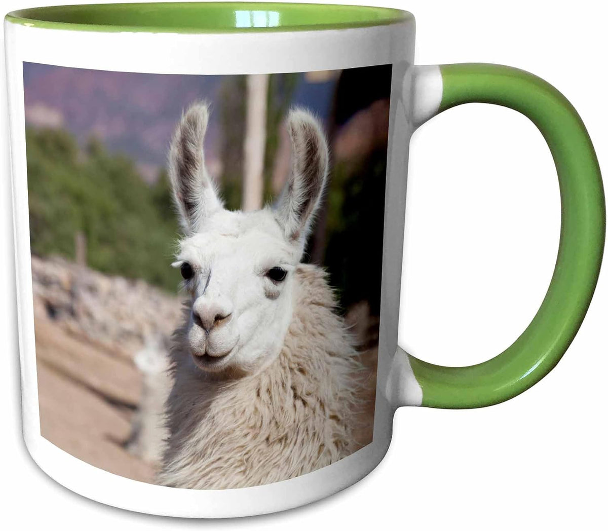 Argentina, Jujuy, Llama Herd Ceramic Mug