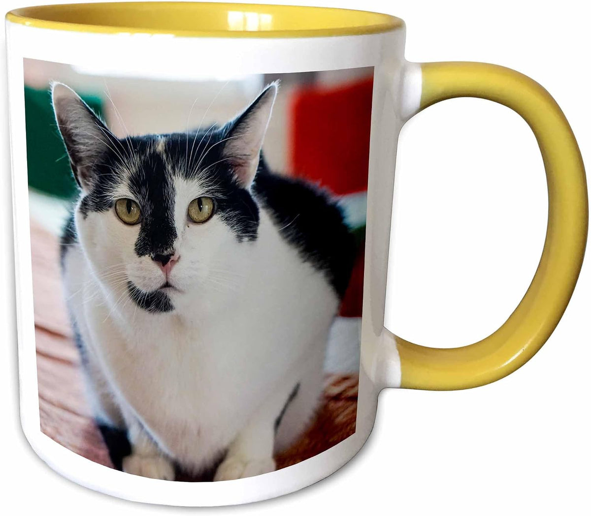 Black And White Cat Ceramic Mug