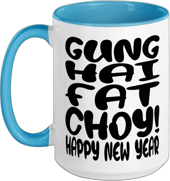 Gung Hai Fat Choy Lunar New Year Ceramic Mug