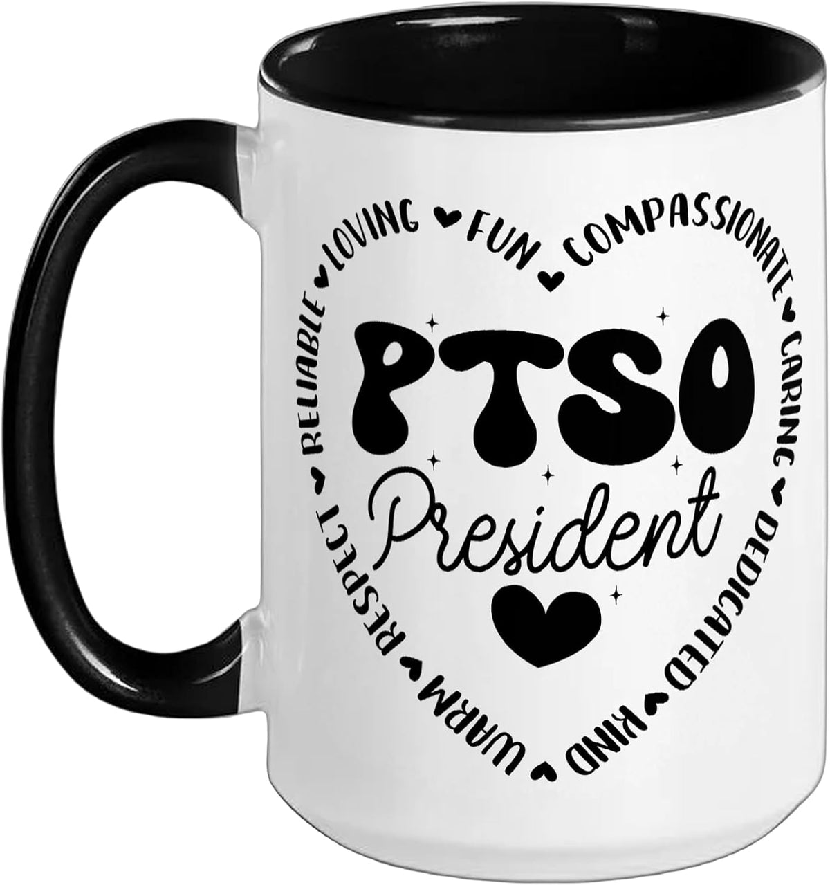 Groovy Ptso President Appreciation Week Back To School Ceramic Mug