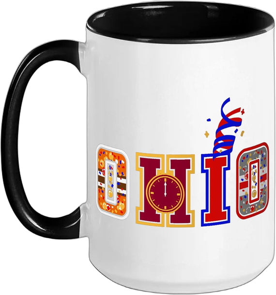 Ohio Countdown New Year Ceramic Mug