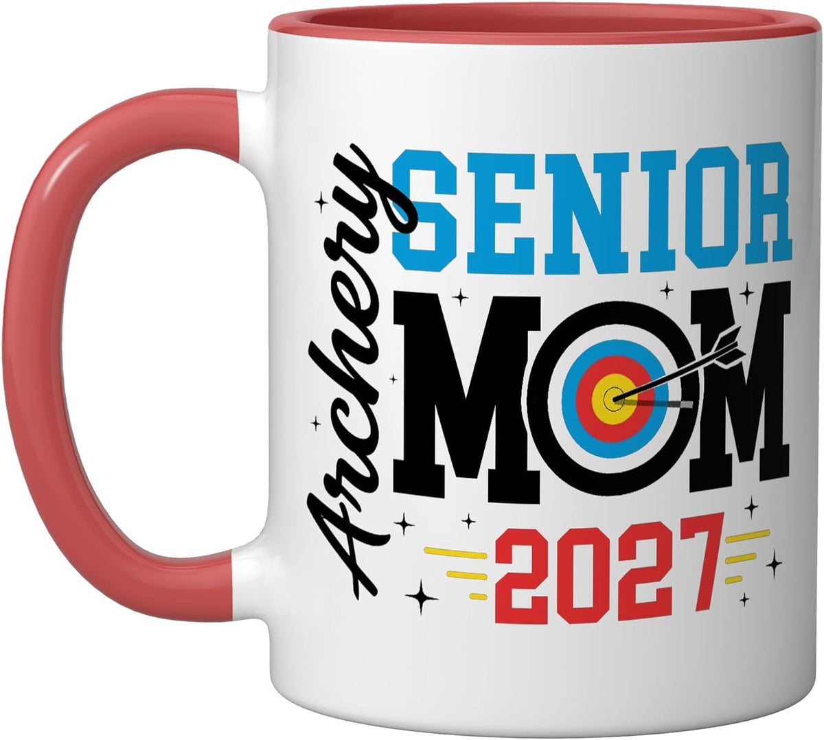Archery Senior Mom 2027 Senior Archer Mama 2027 Ceramic Mug