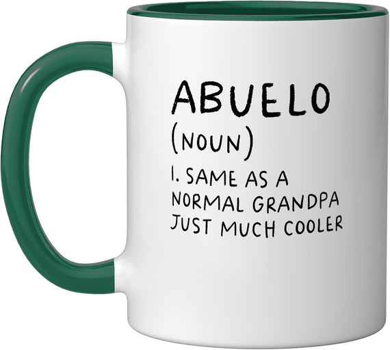 Abuelo Definition Same As Normal Grandpa Cooler Ceramic Mug