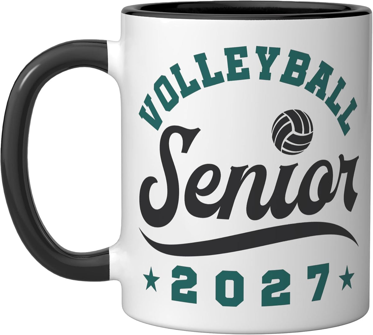 Volleyball Senior 2027 Class Player Graduation Ceramic Mug