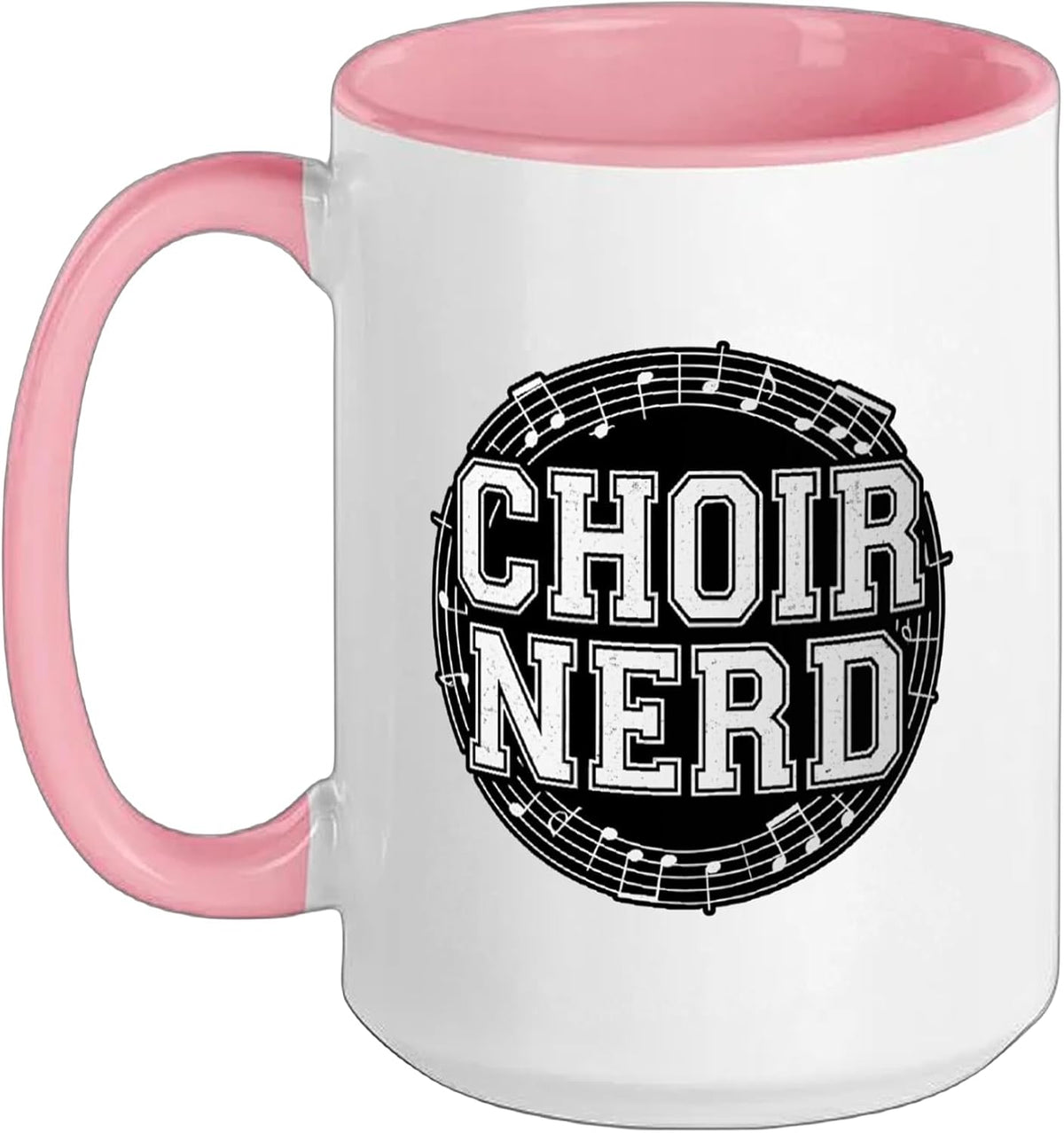 Choir Nerd Singing Music Notes Vocalist Design Ceramic Mug