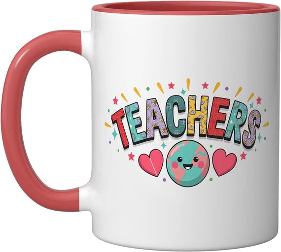 Geography Teacher Social Studies Earth Science Map Ceramic Mug