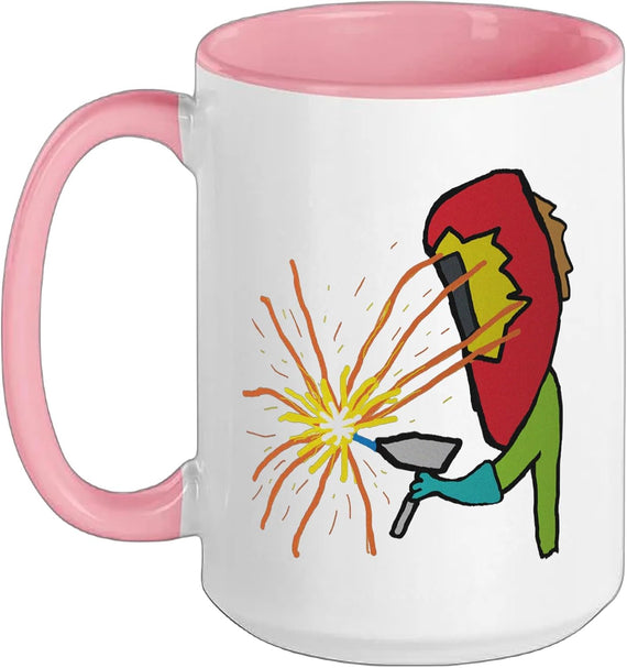 Welder Welding Ceramic Mug