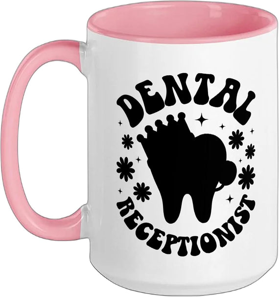 Dental Receptionist Groovy Dental Receptionists Ceramic Mug