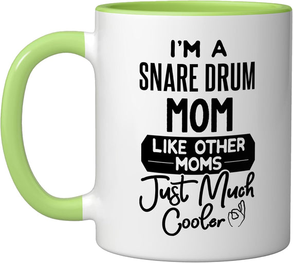 Cool Mother's Day Design Snare Drum Mom Christmas Ceramic Mug