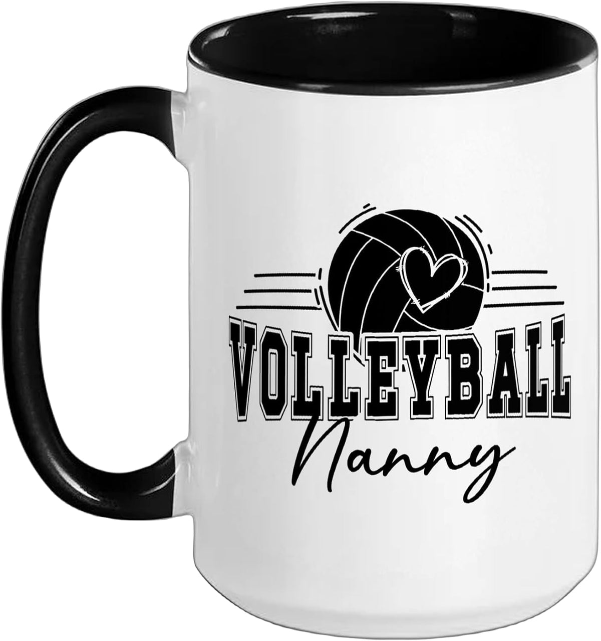 Volleyball Nanny Sports Fan Ceramic Mug