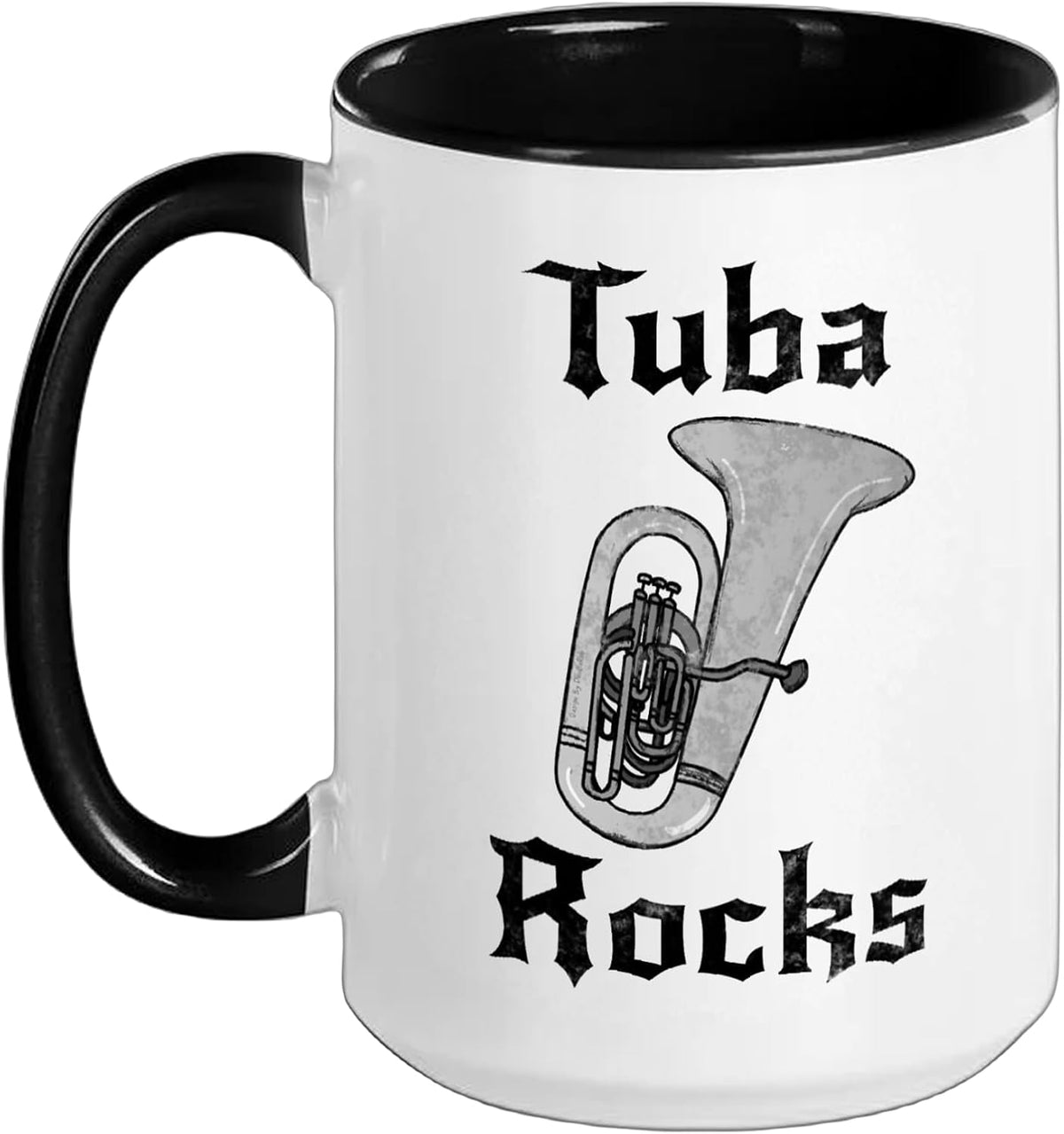 Tuba Rocks Brass Musician Band Tubaist Ceramic Mug