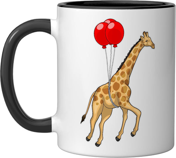 Giraffe Balloon Ceramic Mug