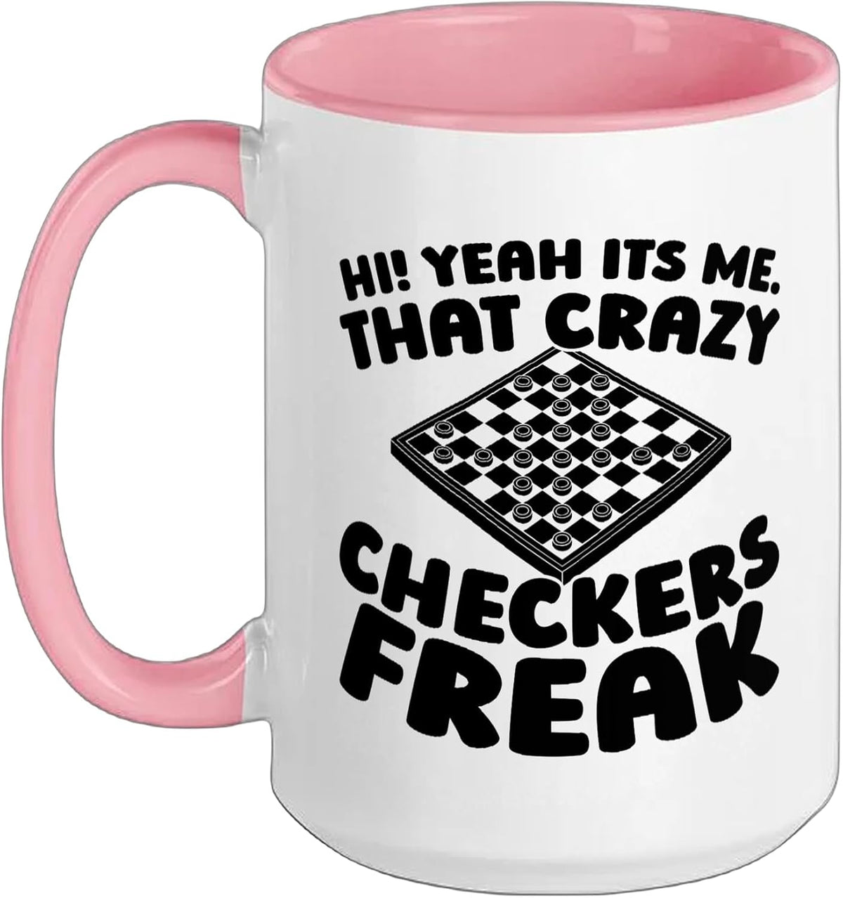 Checkers Classic Board Game - Strategy Checkers Ceramic Mug