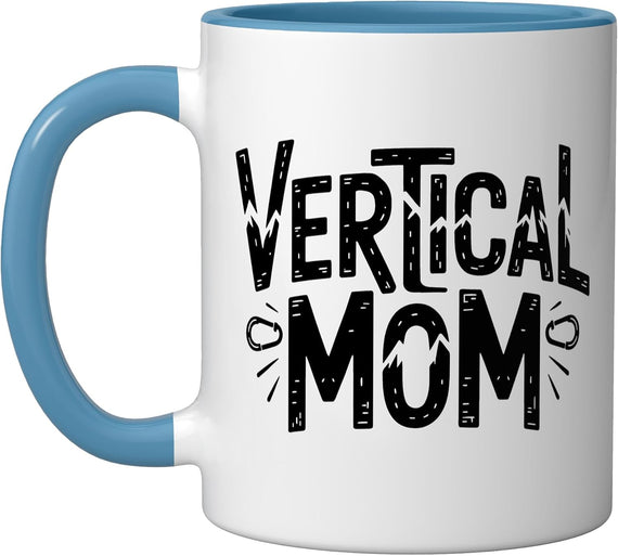 Vertical Rock Climbing Mom Who Conquers Walls Raises Ceramic Mug