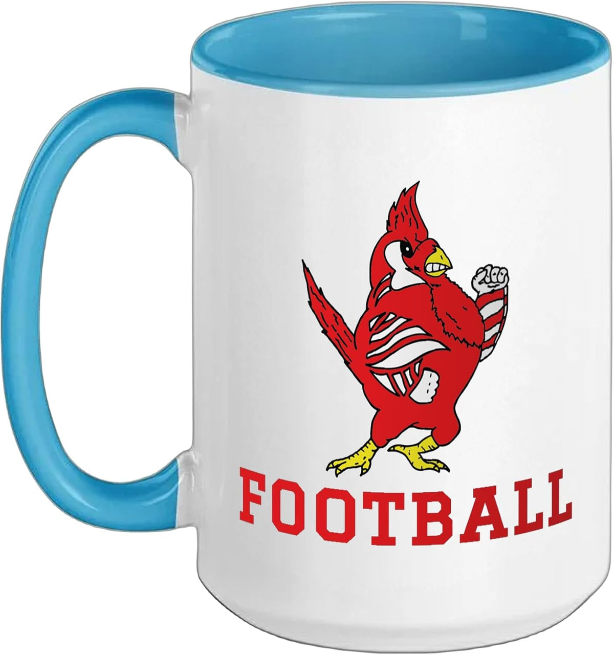 Columbus Cardinals Football Ceramic Mug