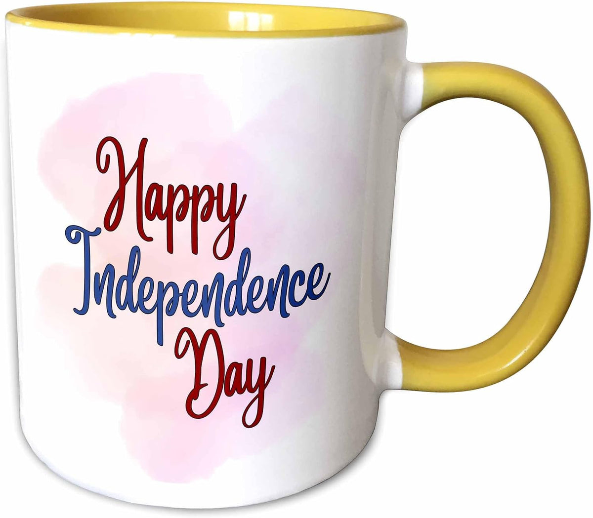 Stylish Independence Day Typography Ceramic Mug