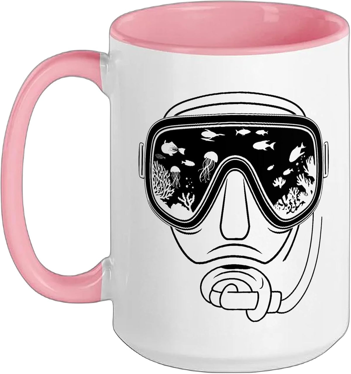 Scuba Diving Goggles Under Water Diver Scuba Divers Ceramic Mug