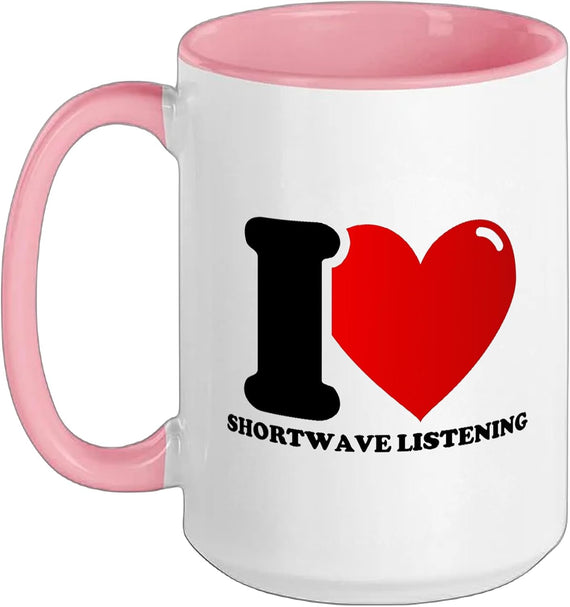 I Love Shortwave Listening Ceramic Mug
