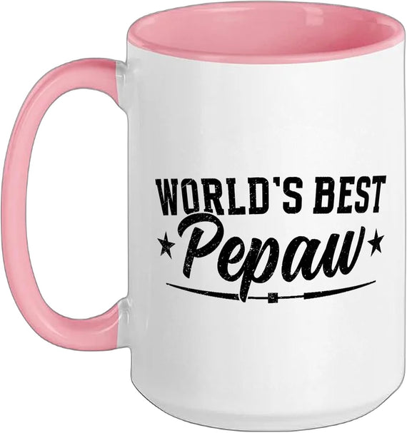 World's Best Pepaw Grandpa Grandfather Ceramic Mug
