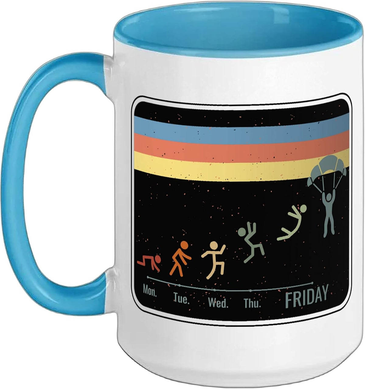 Parachuting, Skydive Skydiving Skydiver, Weekend Ceramic Mug