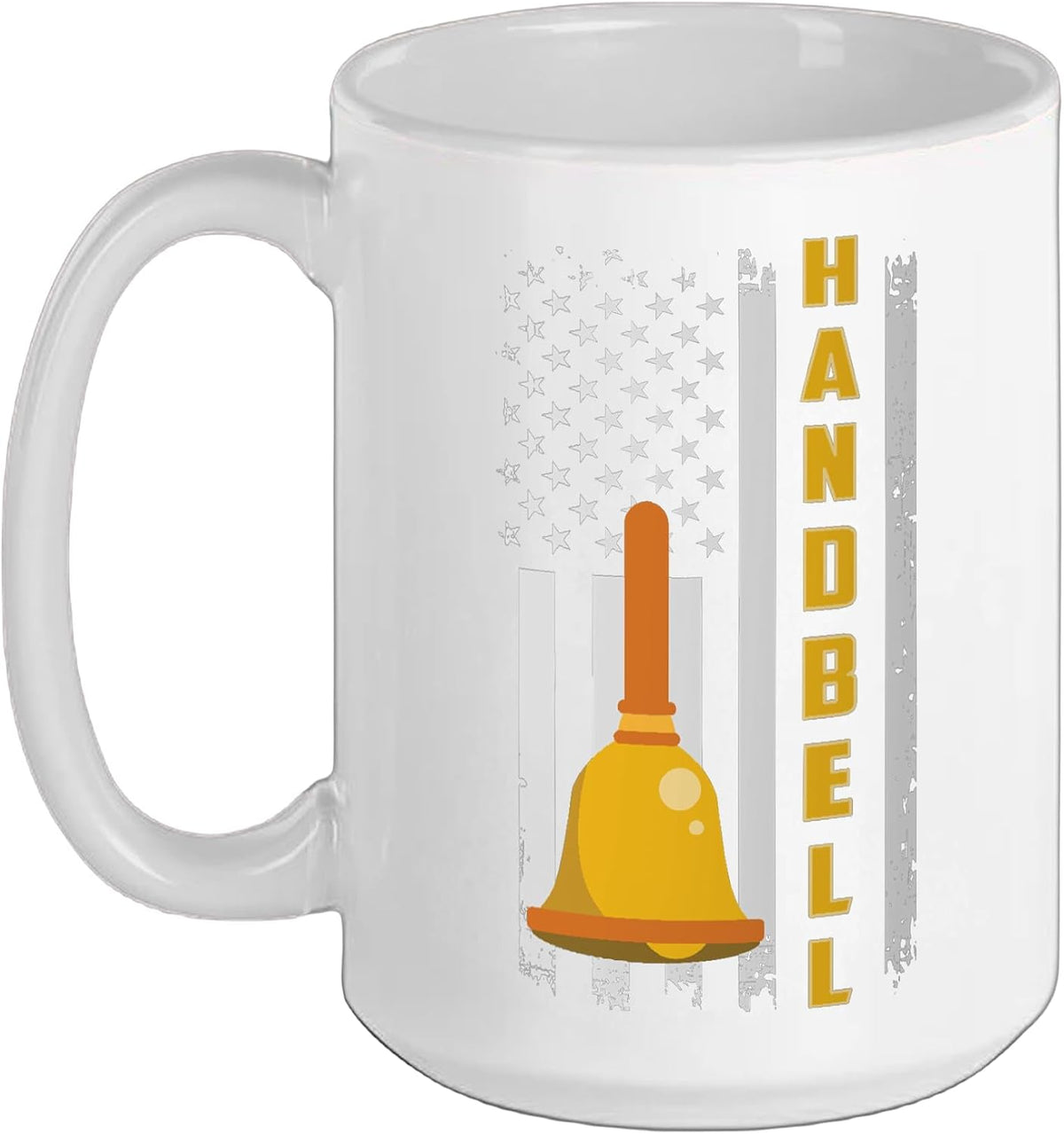 Harmonic Handbells Ringing Ensemble America Handbell Ceramic Mug