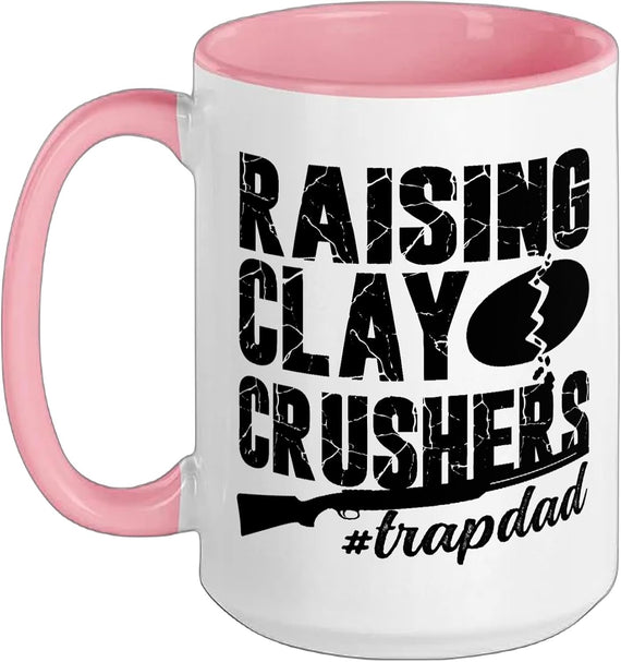 Trap Dad Proud Trap Shooting Dad Trap Shooting Father Ceramic Mug