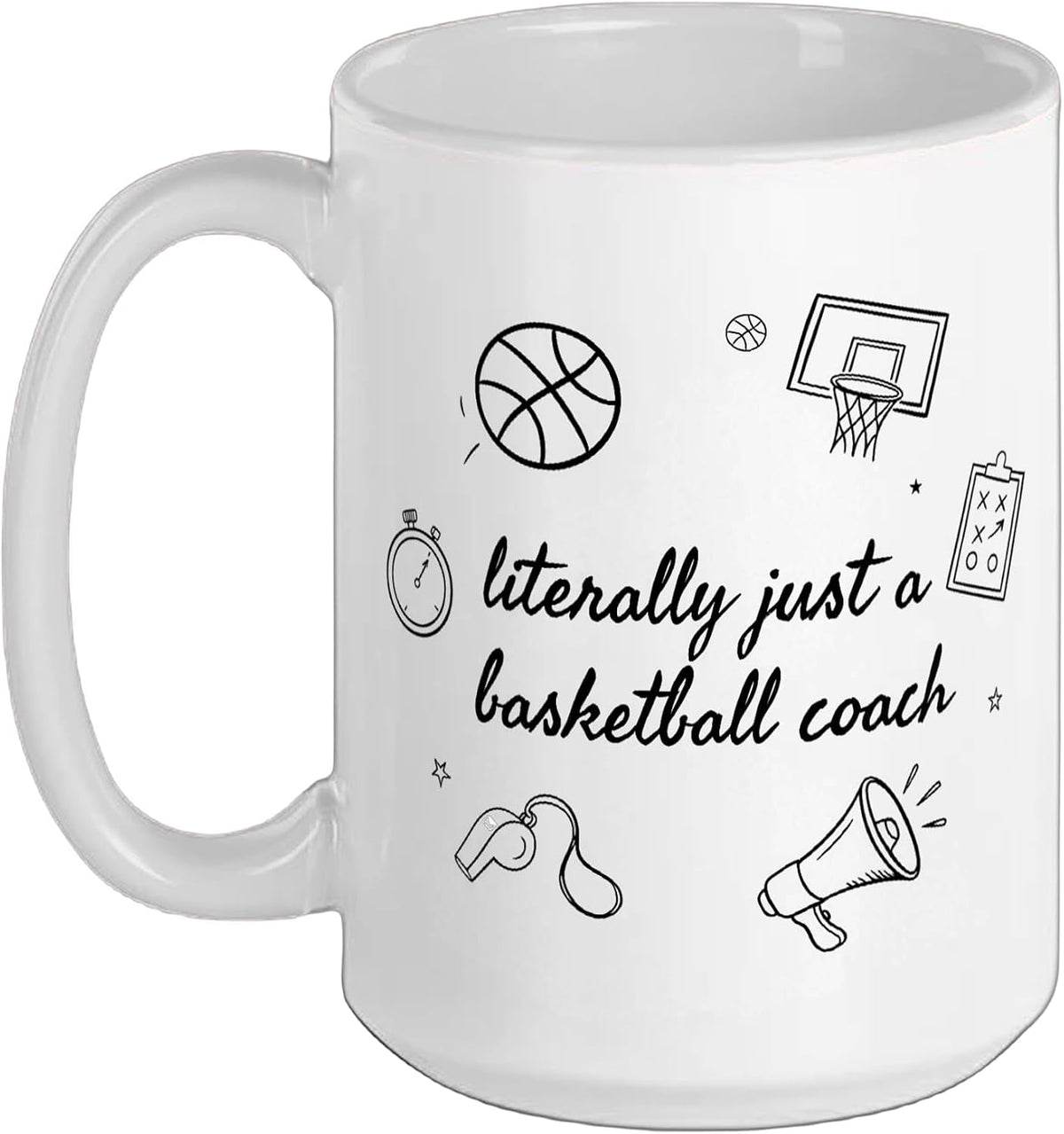 Basketball Coach Coaching Trainer Hoops Mentor Tactician Ceramic Mug