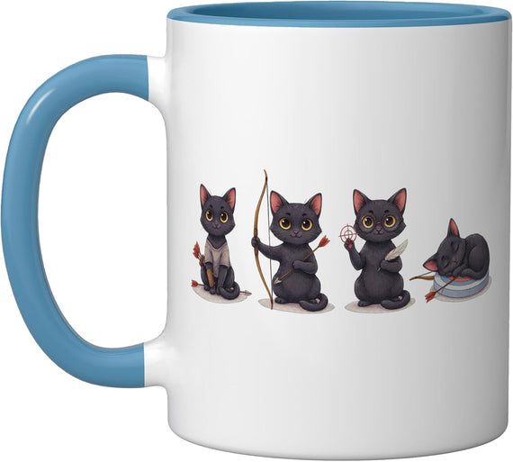 Archery Sport Bowhunting Target Field Archer Bow Arrow Ceramic Mug