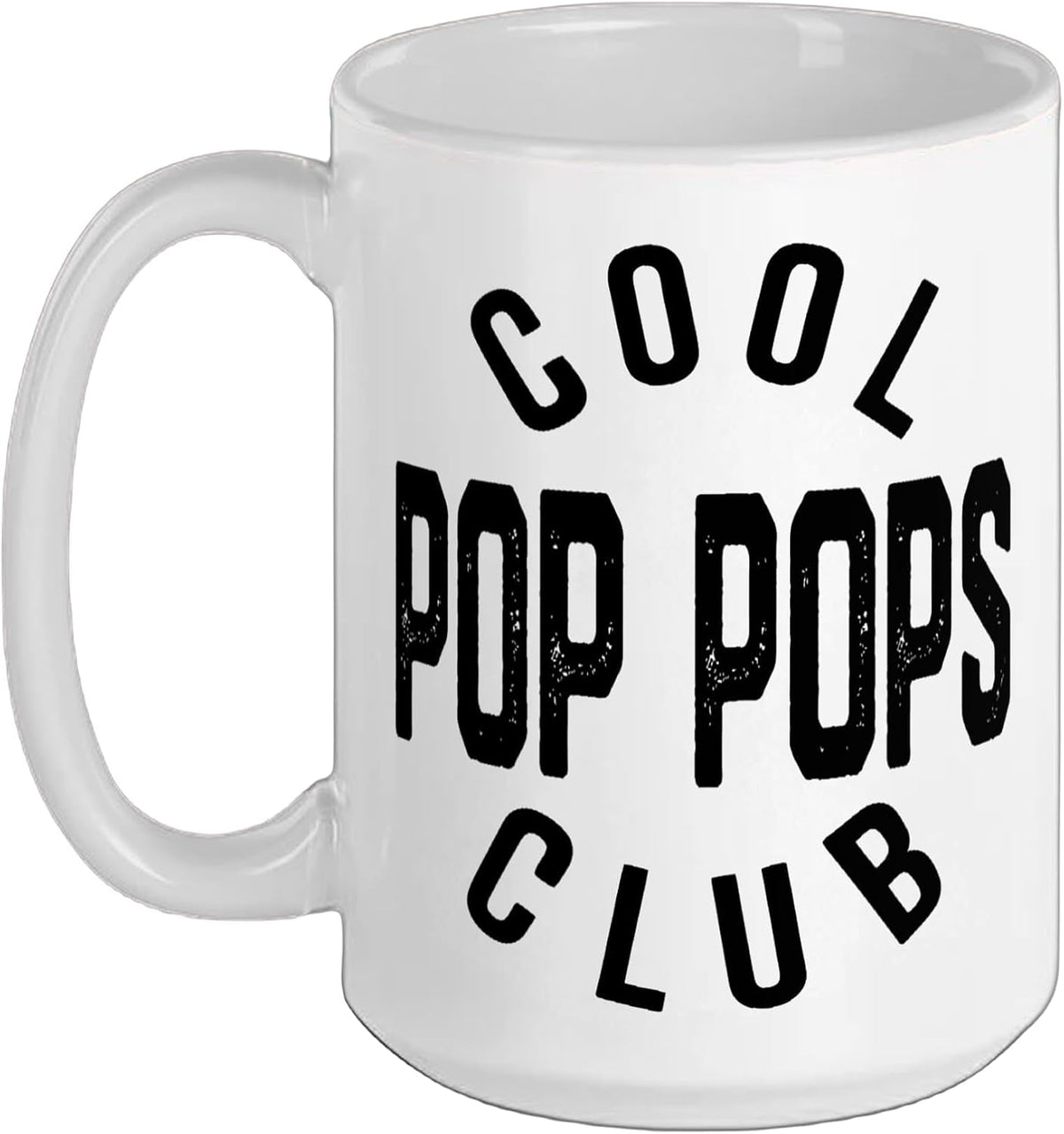 Cool Pop Pops Club Retro Vintage Graphic Ceramic Mug
