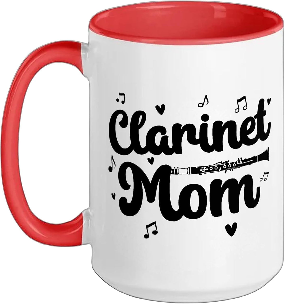 Clarinet Mom Of A Clarinet Player Mama Clarinetist Mom Ceramic Mug