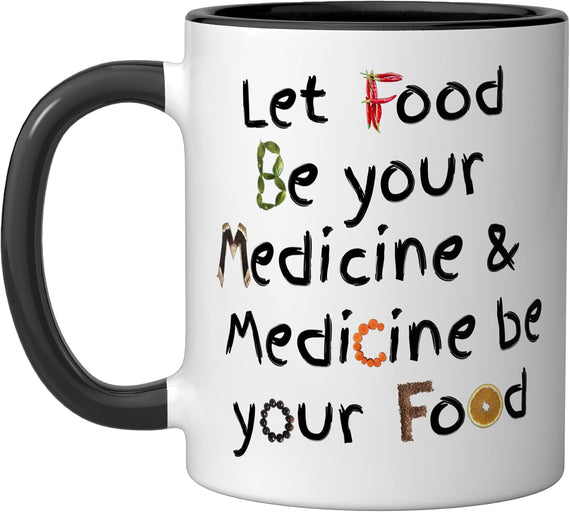 Hippocrates Food As Medicine, Health Wisdom Ceramic Mug