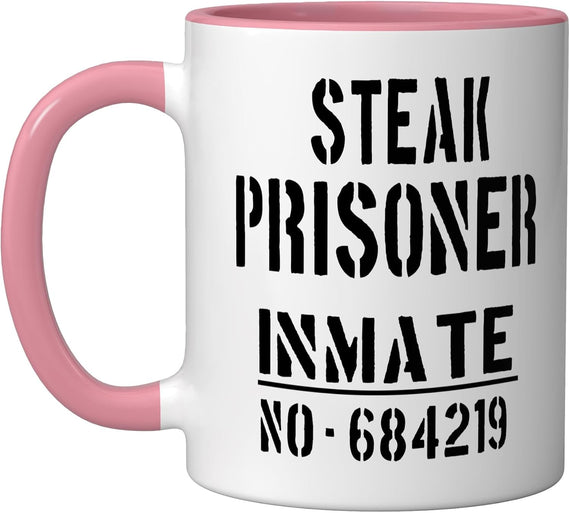 Steak Prisoner Halloween Costume Ceramic Mug