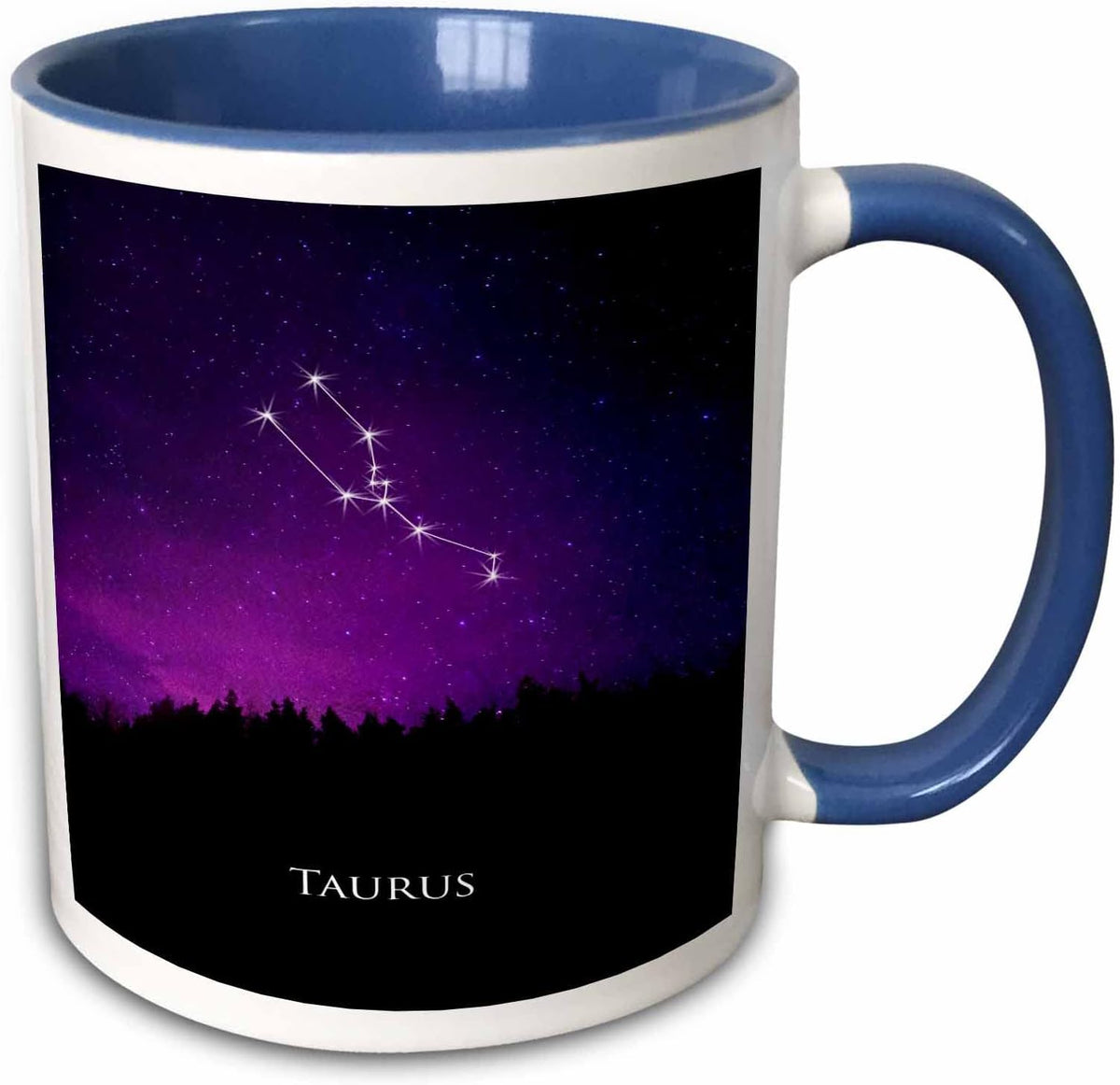Taurus Constellation Night Sky Astrology Symbol Zodiac Ceramic Mug