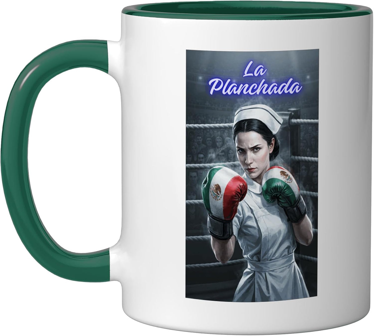 Mi Abuela My First Corner Mexico Boxing Design Ceramic Mug