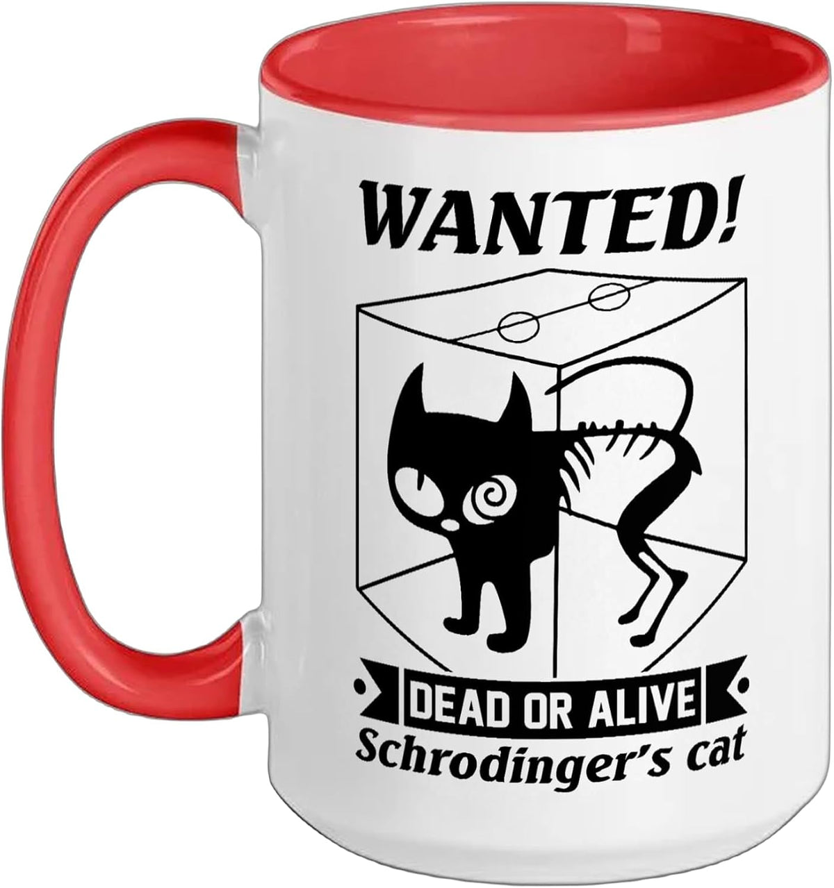 Dead Or Alive Schordinger's Cat Cats Kitty Pet Ceramic Mug