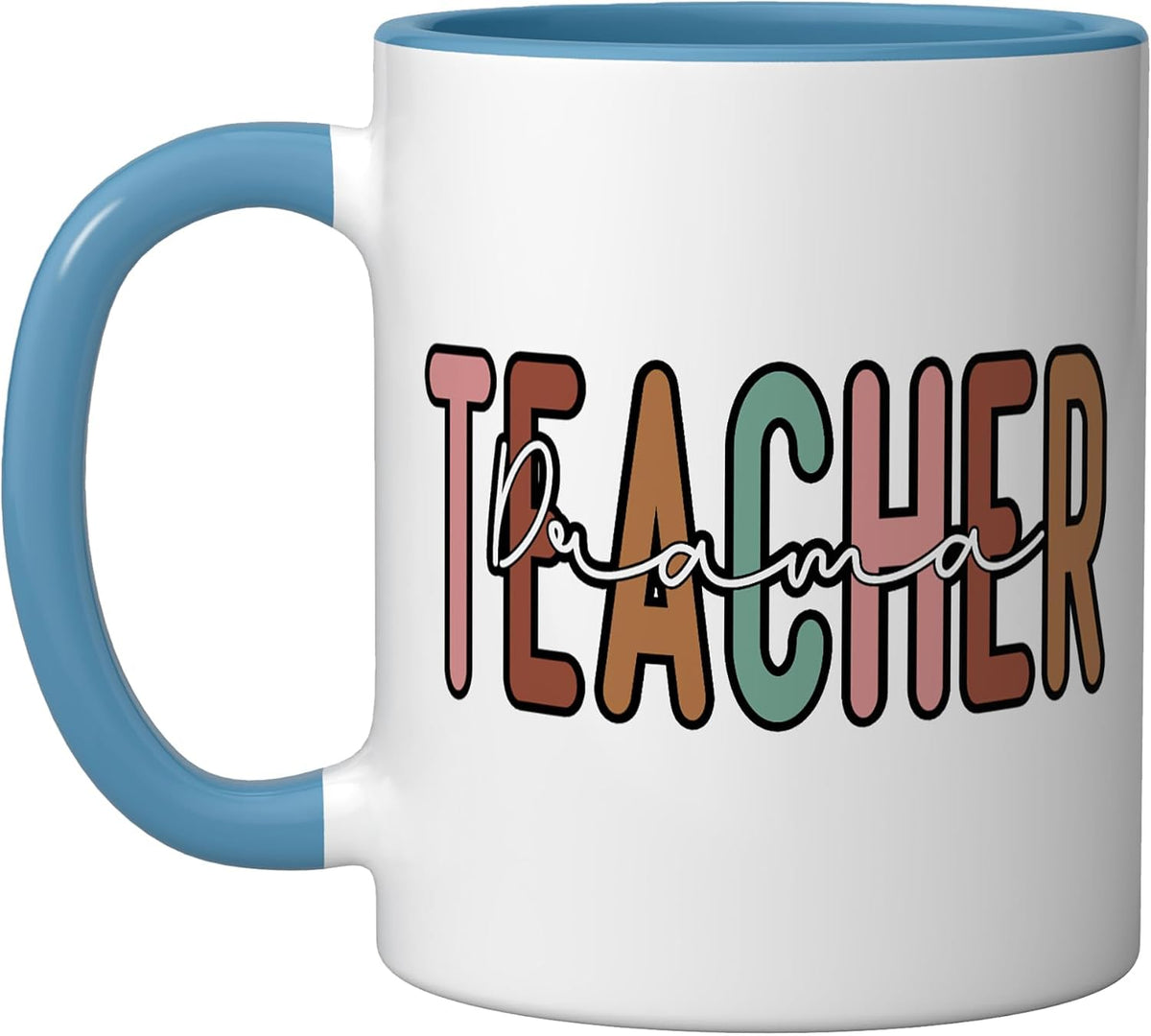 Drama Teacher Retro Back To School Women Vintage Ceramic Mug