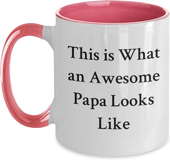 Spring Pet Products Awesome Papa Gifts: Funny Inspirational Quote Mug