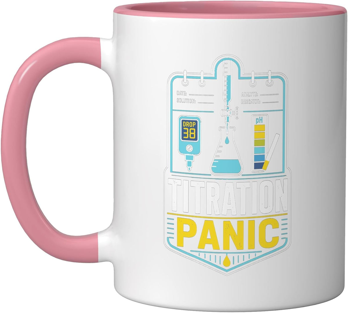 Titration Panic Chemistry Lab Ceramic Mug